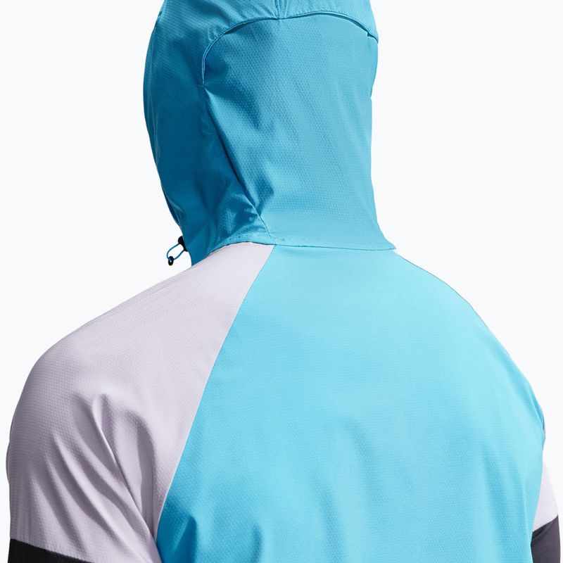 Kurtka do biegania męska Nike Impossibly Light Windrunner black/light current blue/wolf grey 6