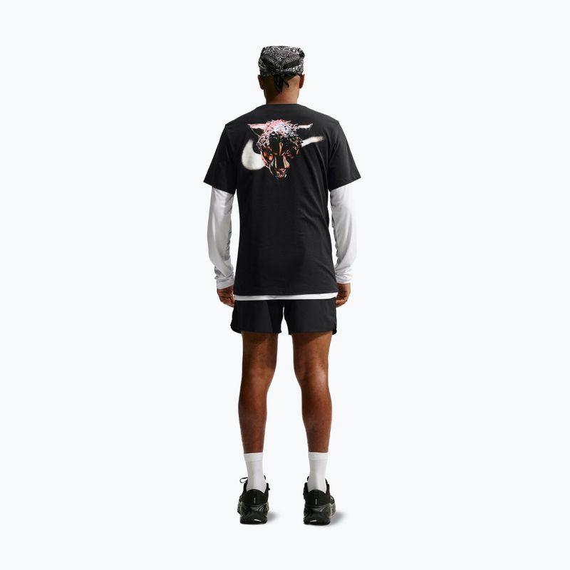 Koszulka do biegania męska Nike Dri-Fit Graphic black/white 2