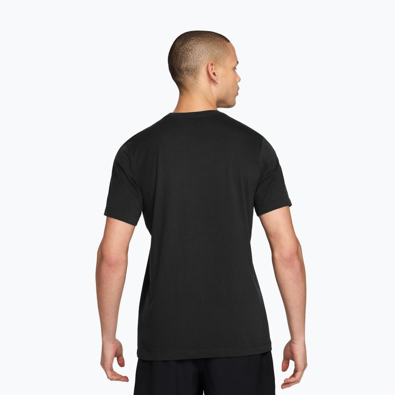 Koszulka do biegania męska Nike Dri-Fit Running T-Shirt black/bright spruce 2