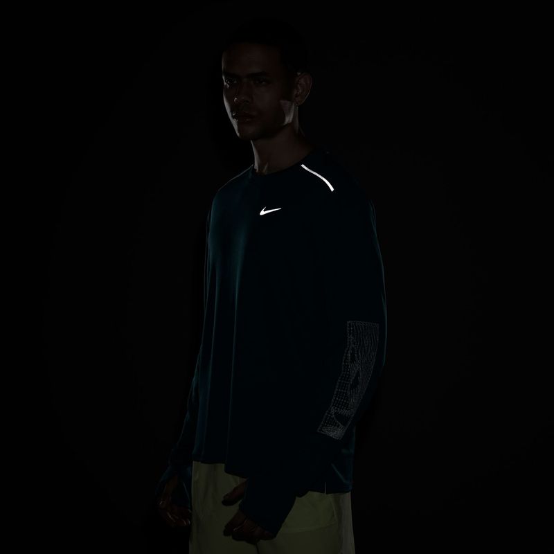 Longsleeve do biegania męski Nike Miler bright spruce 4