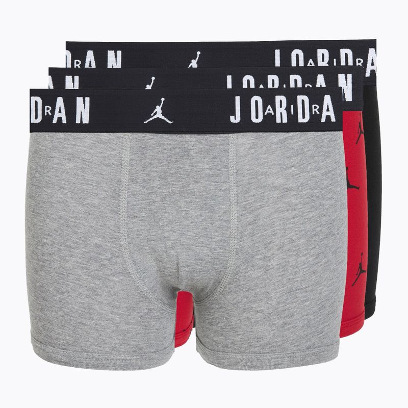 Bokserki dziecięce Nike Jordan JHB Flight Cotton Essential 3 pary gym red