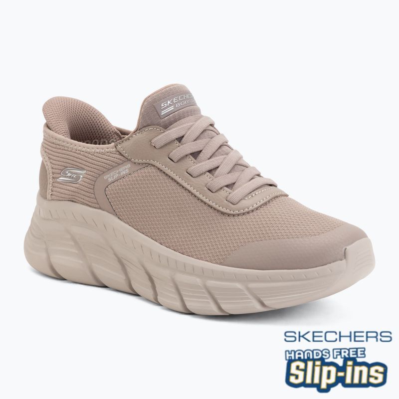 Buty damskie SKECHERS Bobs B Flex Hi Linear Force gray