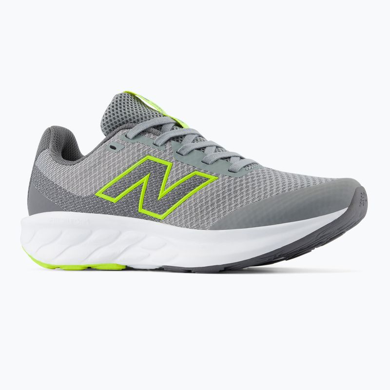 Buty do biegania dziecięce New Balance 520's Lace V9 grey matter/Ssate grey/alkaline green 8