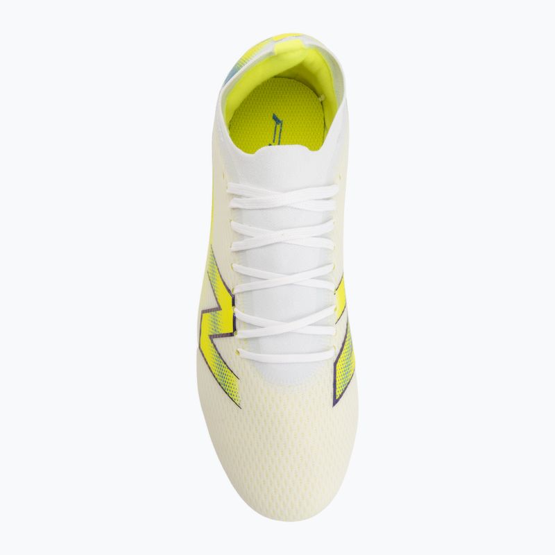 Buty piłkarskie New Balance Furon Team V9 FG white/alkaline green 5