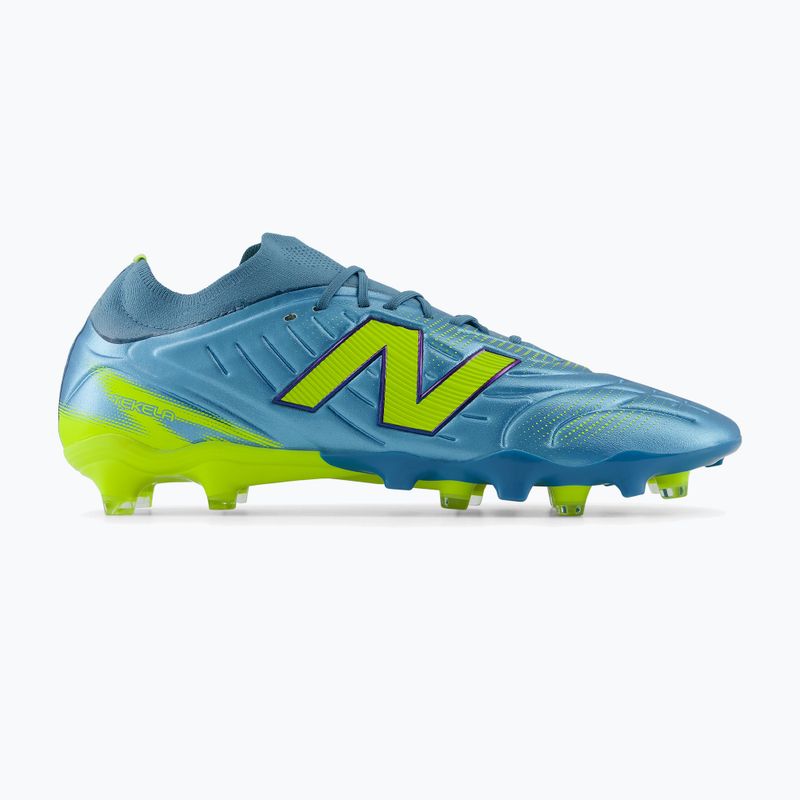 Buty piłkarskie New Balance Tekela Pro Low V5 FG metallic blue/alkaline green/Team Navy 9