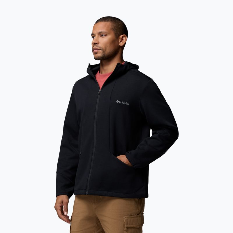 Bluza trekkingowa męska Columbia Tech Spacer Knit Hoodie black/black 4