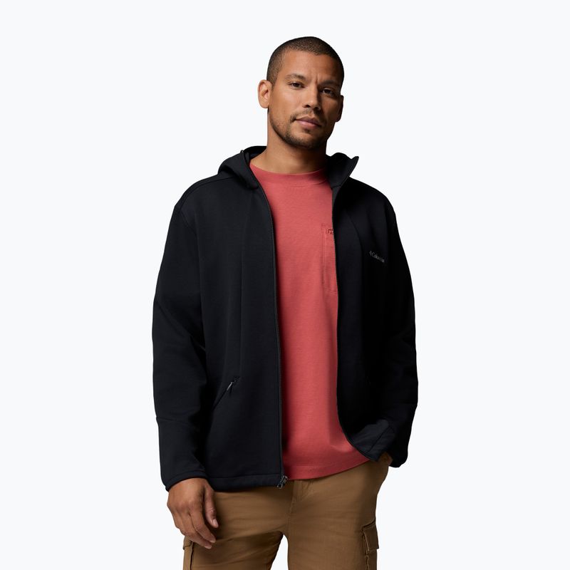 Bluza trekkingowa męska Columbia Tech Spacer Knit Hoodie black/black 5