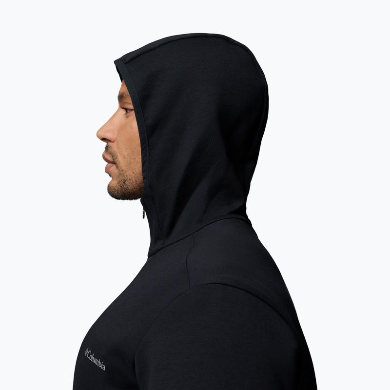Bluza trekkingowa męska Columbia Tech Spacer Knit Hoodie black/black 7
