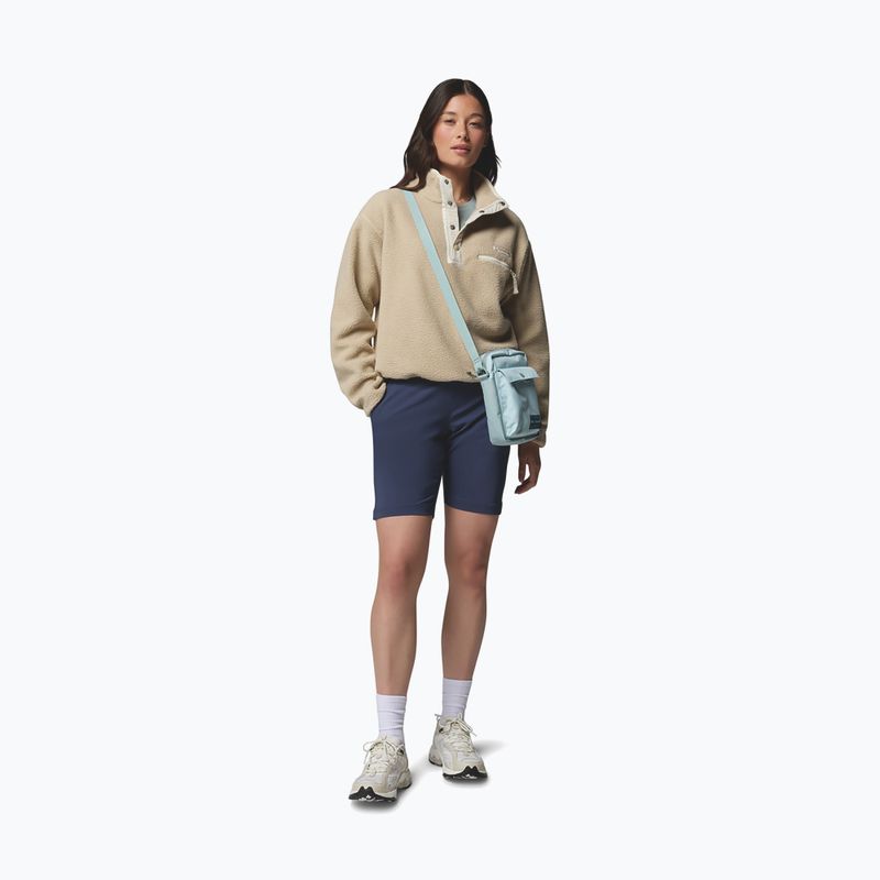 Bluza polarowa damska Columbia Helvetia II Cropped Half Snap Fleece ancient fossil/dark stone/chalk 2