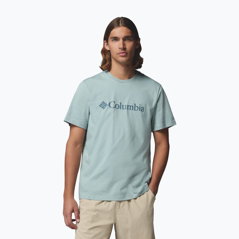 Koszulka męska Columbia CSC Basic Logo Tee crushed blue/gem columbia
