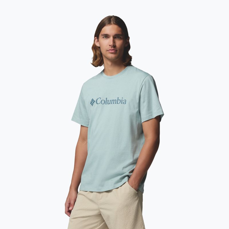 Koszulka męska Columbia CSC Basic Logo Tee crushed blue/gem columbia 4