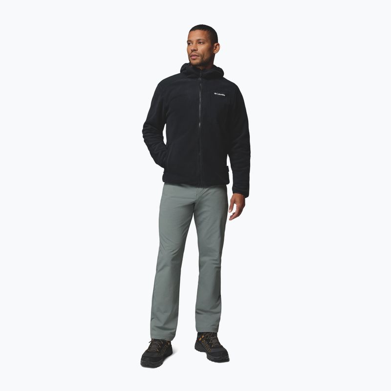 Bluza polarowa męska Columbia Pacific Arch 200 Hooded FZ Fleece Black 2