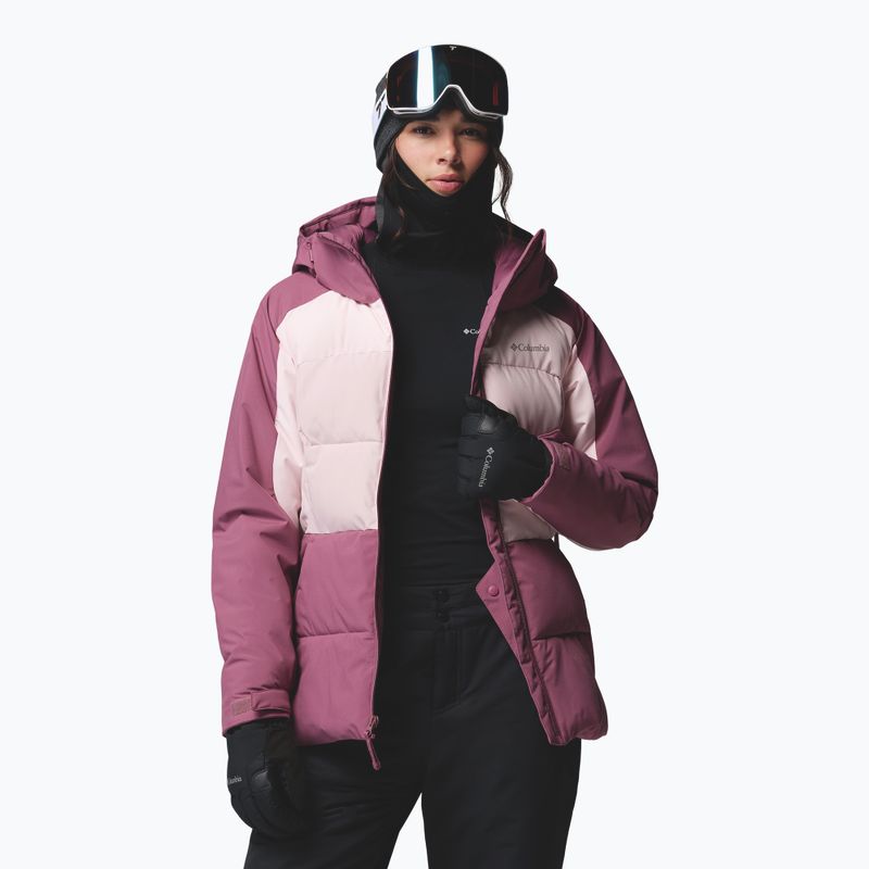 Kurtka narciarska damska Columbia Ava Alpine Puffer antique mauve/powder pink/mineral pink 5