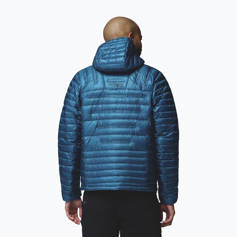 Kurtka puchowa męska Columbia Endevour Mountain Down Hooded phoenix blue 3