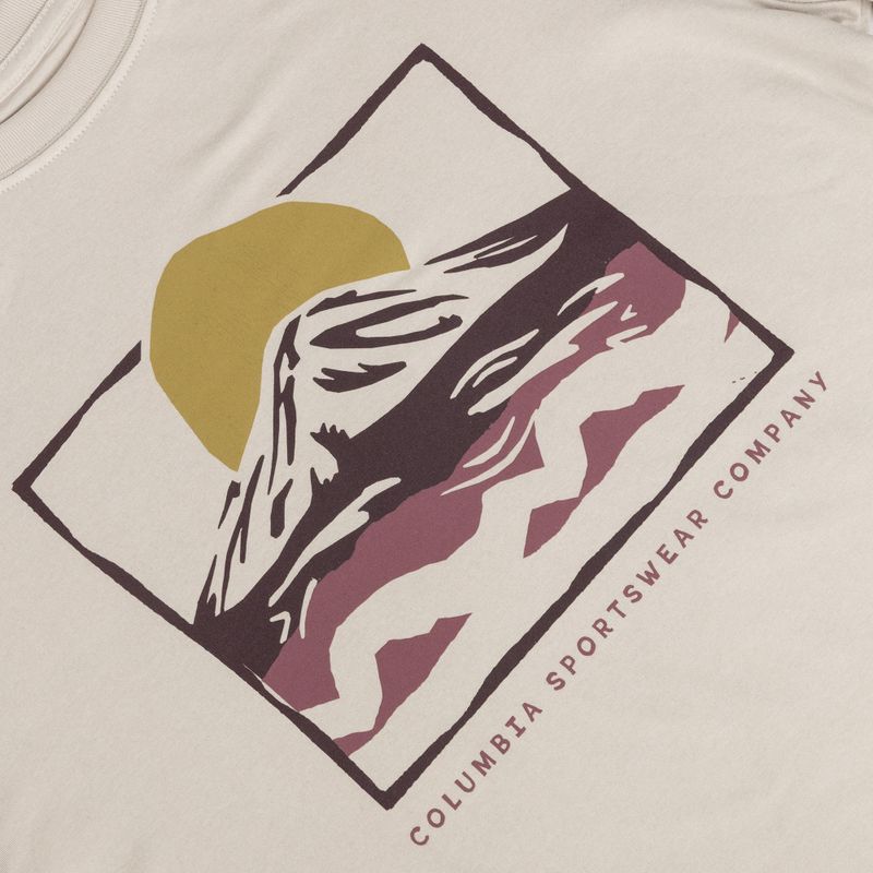 Longsleeve damski Columbia Parsons Point Graphic Tee dark stone heather/all terrain 8