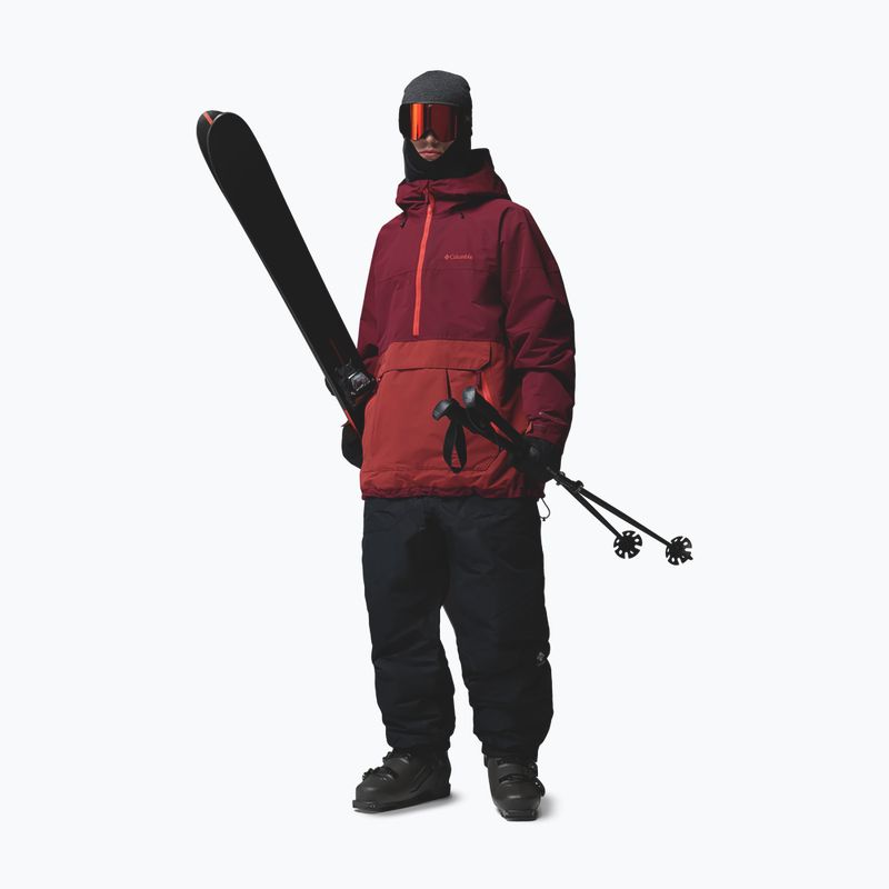 Kurtka snowboardowa męska Columbia Coreshot Shell Anorak red oxide/rich wine 2