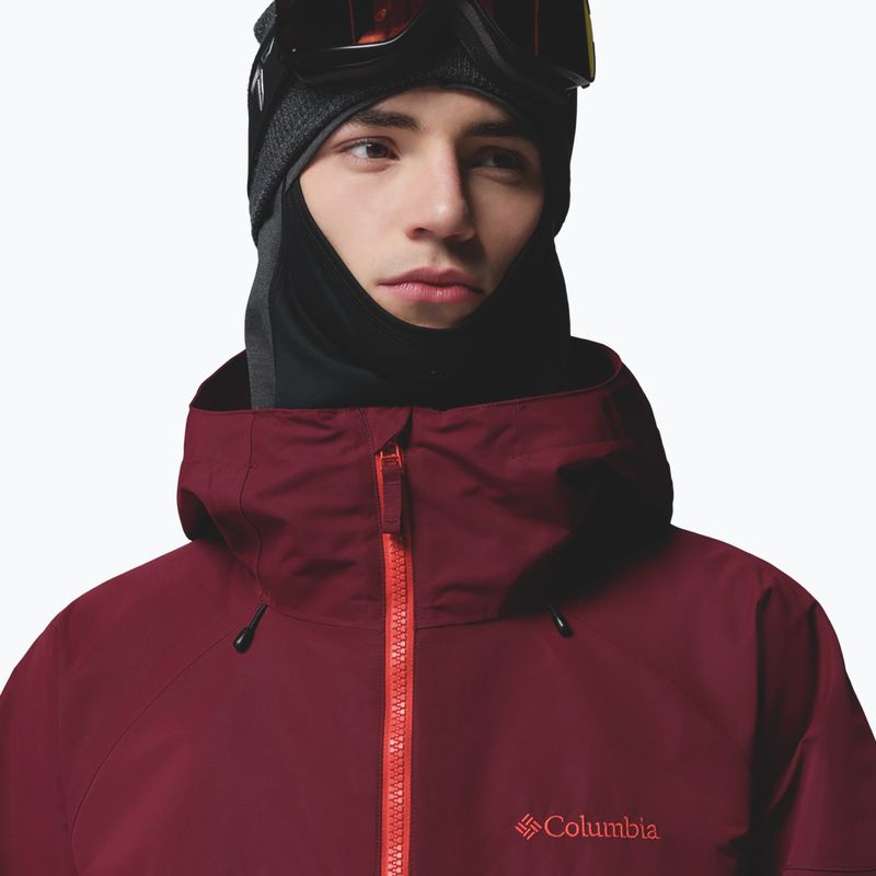 Kurtka snowboardowa męska Columbia Coreshot Shell Anorak red oxide/rich wine 5