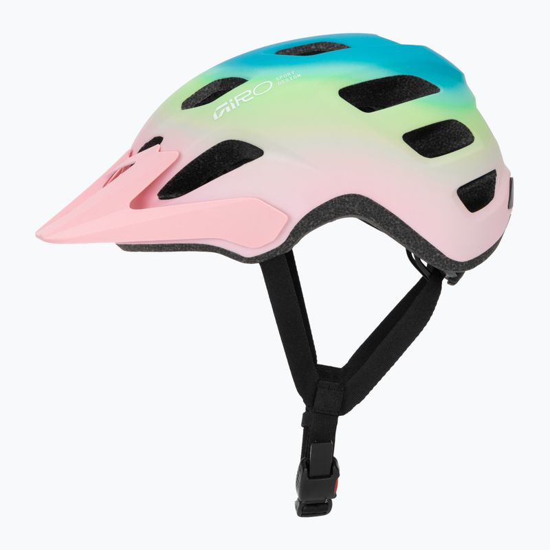 Kask rowerowy dziecięcy Giro Tremor Child JR matte light pink/green fade 3