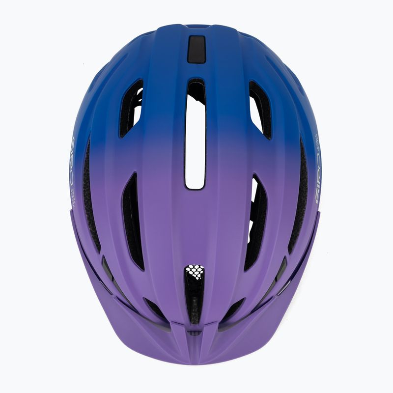 Kask rowerowy dziecięcy Giro Register II matte purple haze/blue jewel fade 6