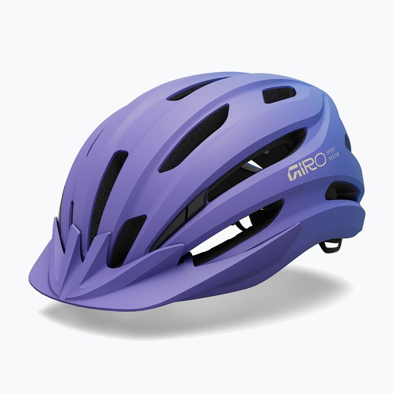 Kask rowerowy dziecięcy Giro Register II matte purple haze/blue jewel fade 9