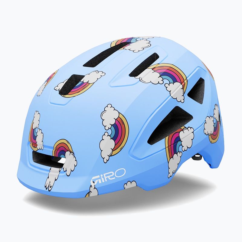 Kask rowerowy dziecięcy Giro Scamp II matte multi rainbow
