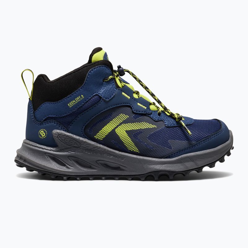 Buty trekkingowe dziecięce KEEN Zionic Mid Wp naval academy/evening primrose 8