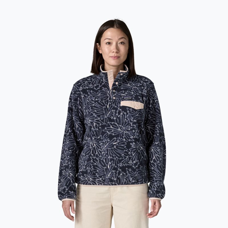 Bluza polarowa damska Patagonia Lightweight Synchilla Snap-T Pullover saxifrage: sunken blue