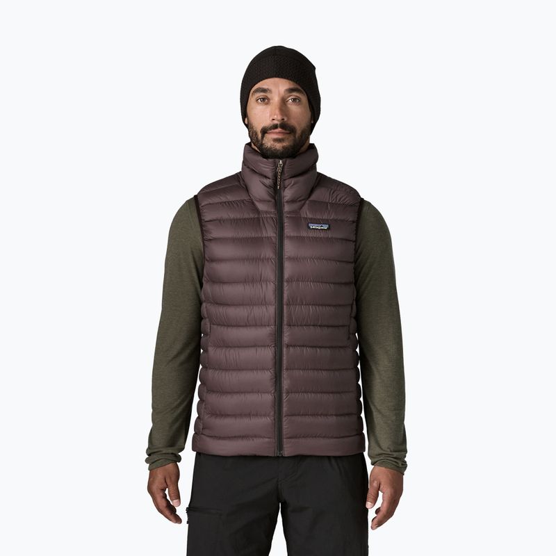 Bezrękawnik męski Patagonia Down Sweater den brown