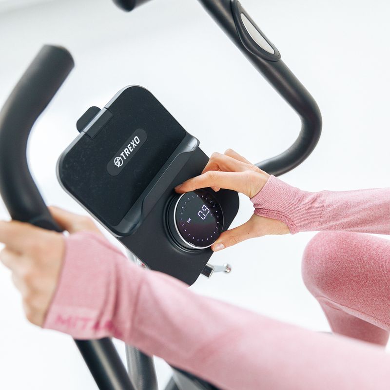 Rower stacjonarny XTREXO EB300 czarny 6