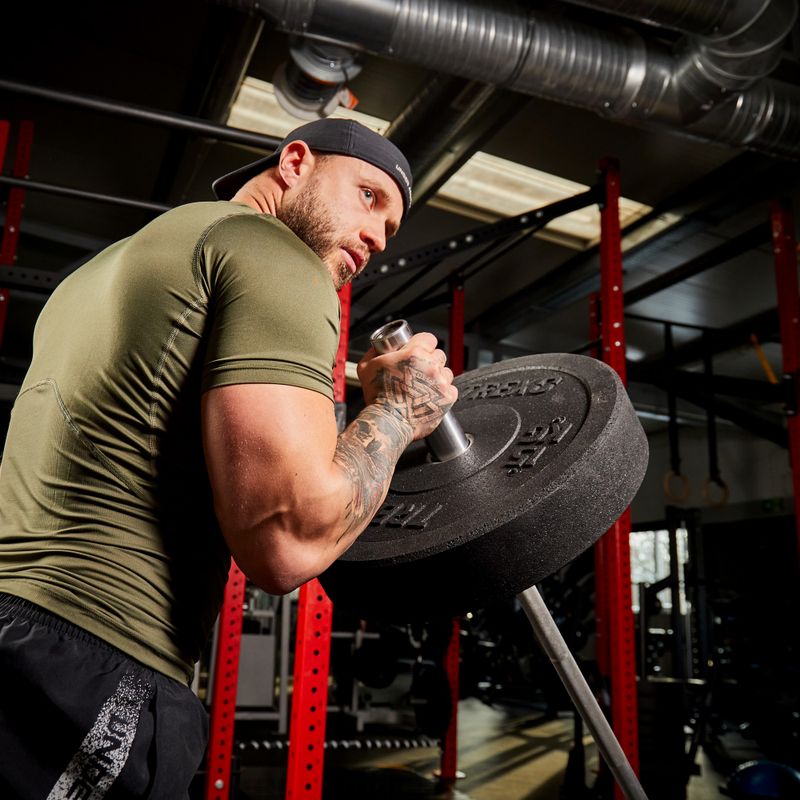 Obciążenie bumperowe olimpijskie XTREXO TRX-BMP015 15 kg czarne 7