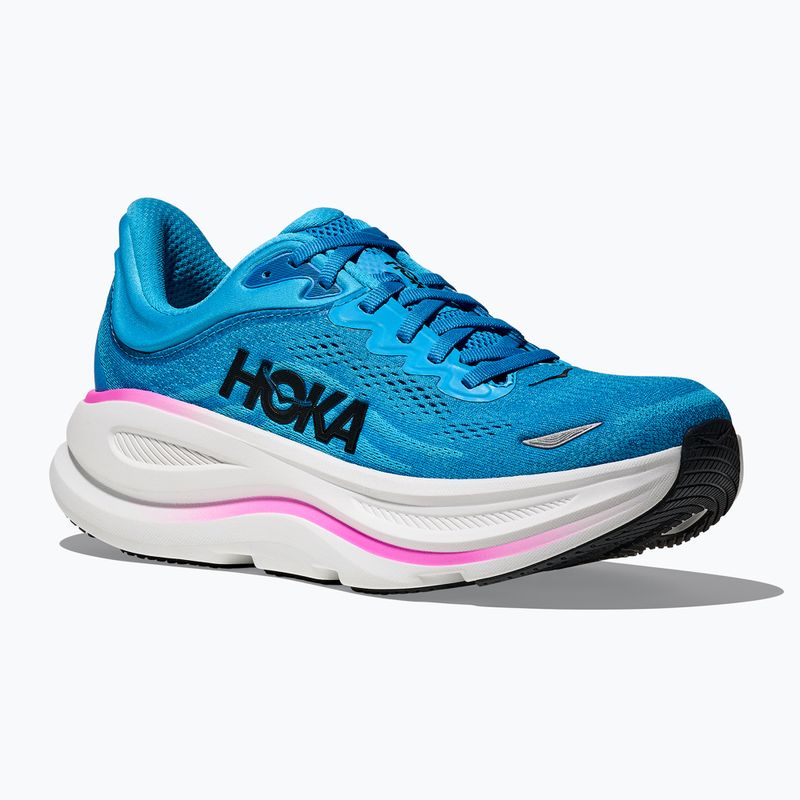 Buty do biegania damskie HOKA Bondi 9 skyward blue/neon fuchsia 8