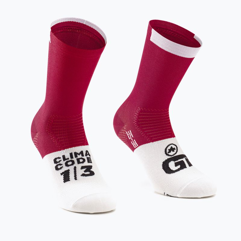Skarpety ASSOS GT C2 bolgheri red