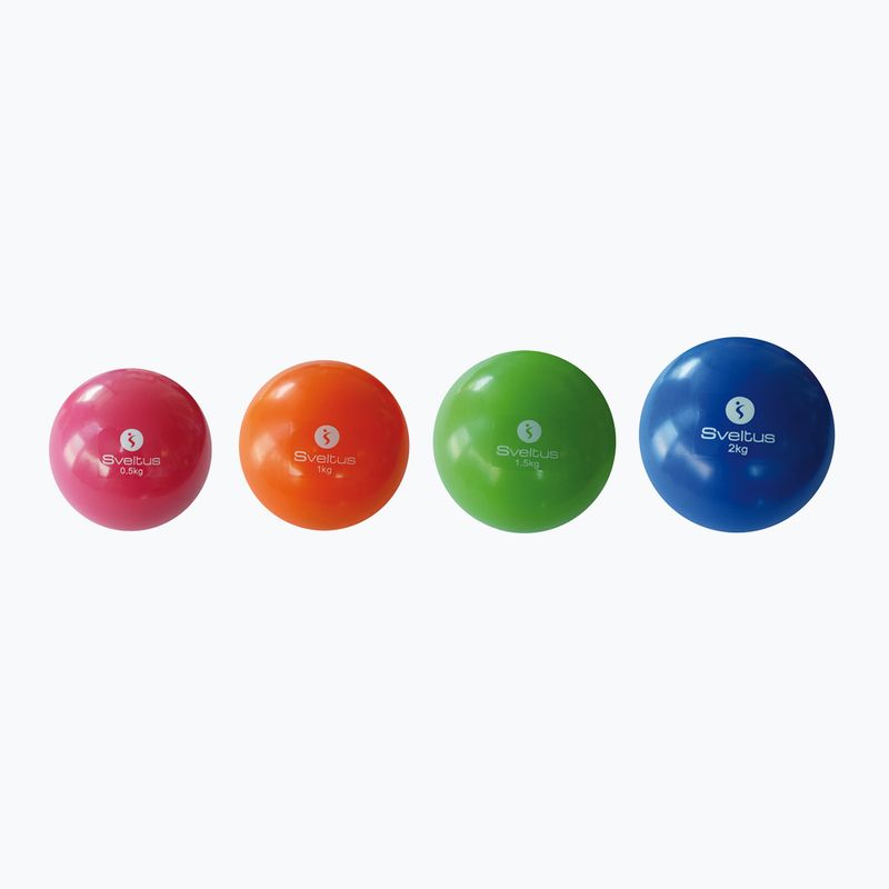 Piłka lekarska Sveltus Weighted 2 kg blue 2