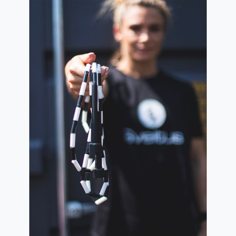 Skakanka treningowa Sveltus Crossovers 304 cm black/white 2