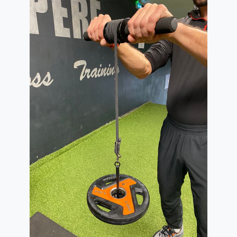 Przyrząd do treningu nadgarstków i przedramion Sveltus Wrist Roller black 3