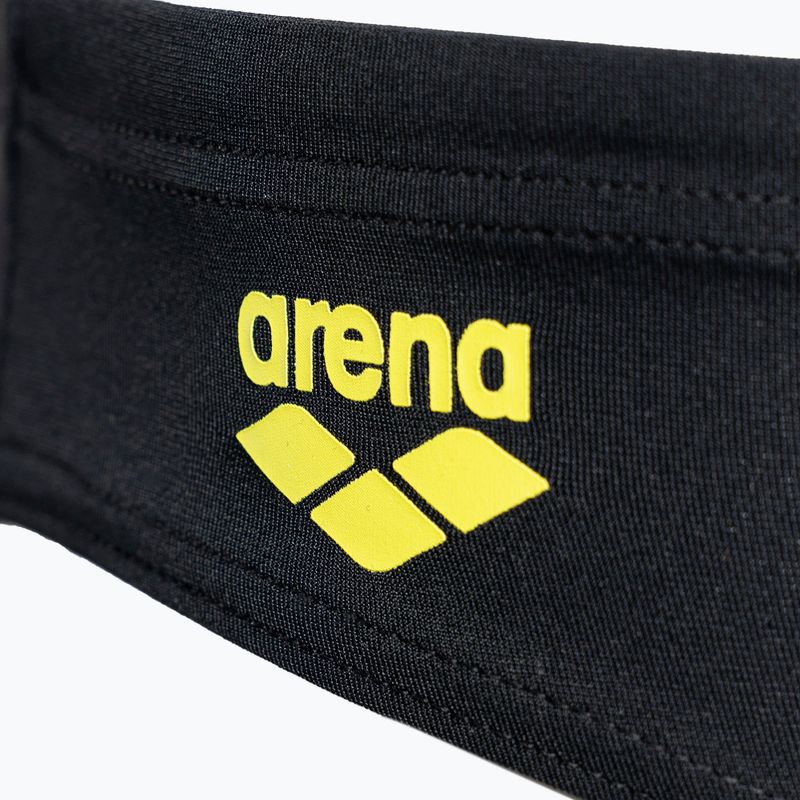 Slipy pływackie męskie arena Espiral Brief black/soft green 5