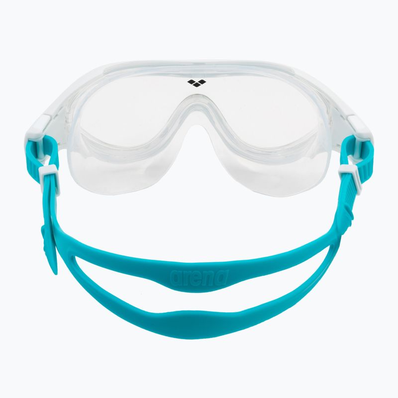 Maska do pływania dziecięca arena The One Mask clear/ white/ lightblue 4