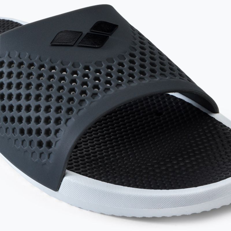 Klapki męskie arena Bruno white/black/grey 7