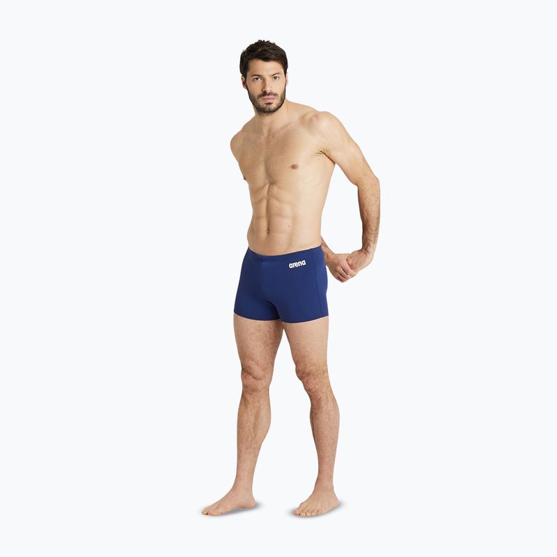 Bokserki pływackie arena Team Swim Short Solid navy/white 5