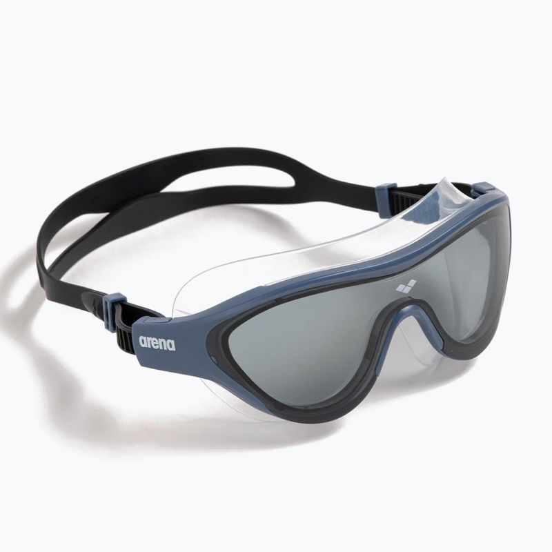 Maska do pływania arena The One Mask smoke/grey blue/black 6