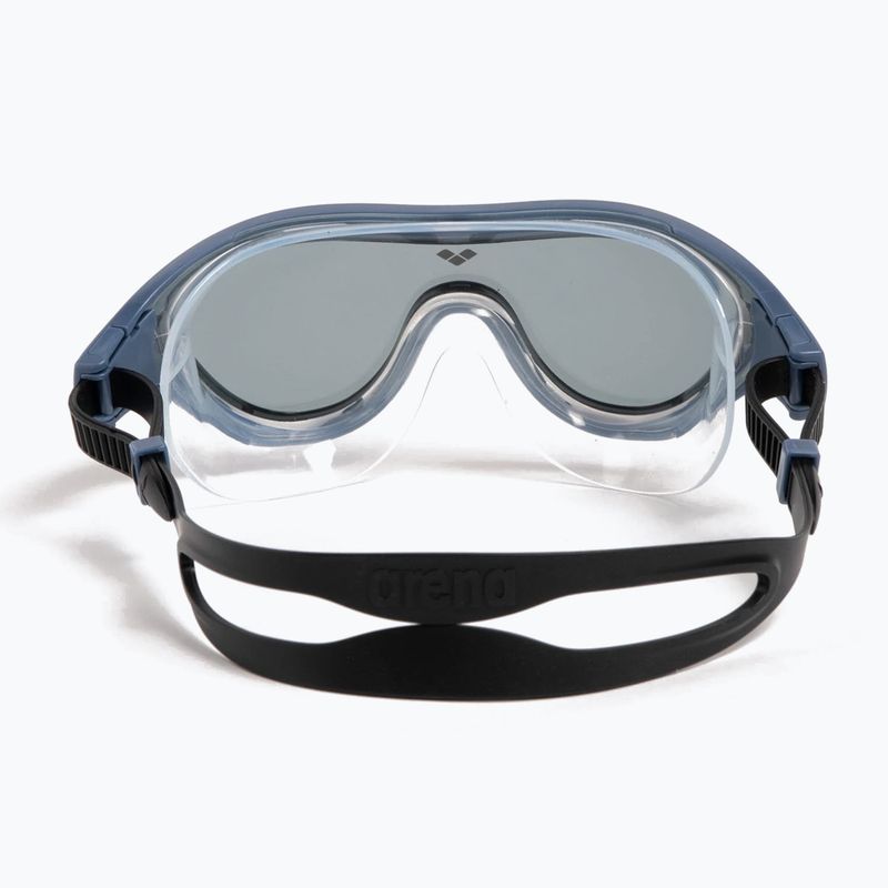 Maska do pływania arena The One Mask smoke/grey blue/black 10
