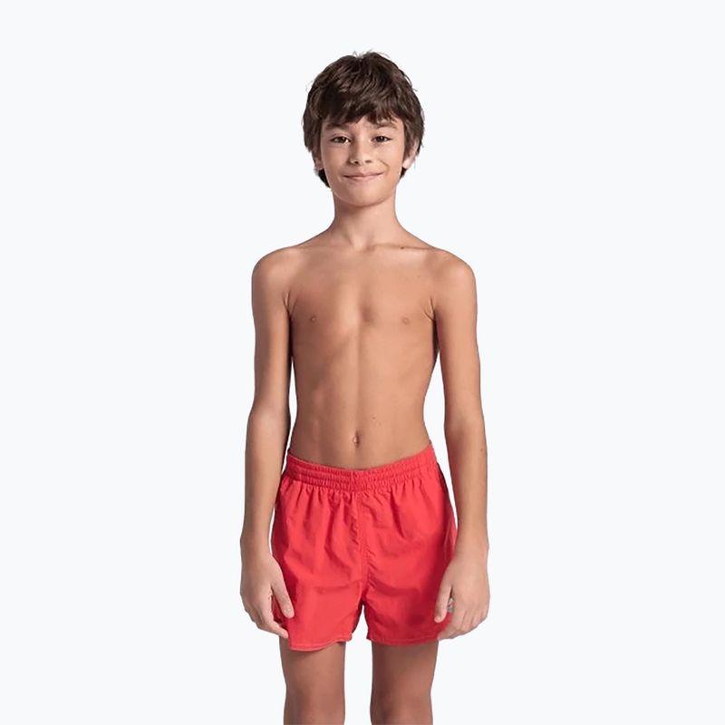 Szorty kąpielowe dziecięce arena Bywayx Youth R fluo red/water 3