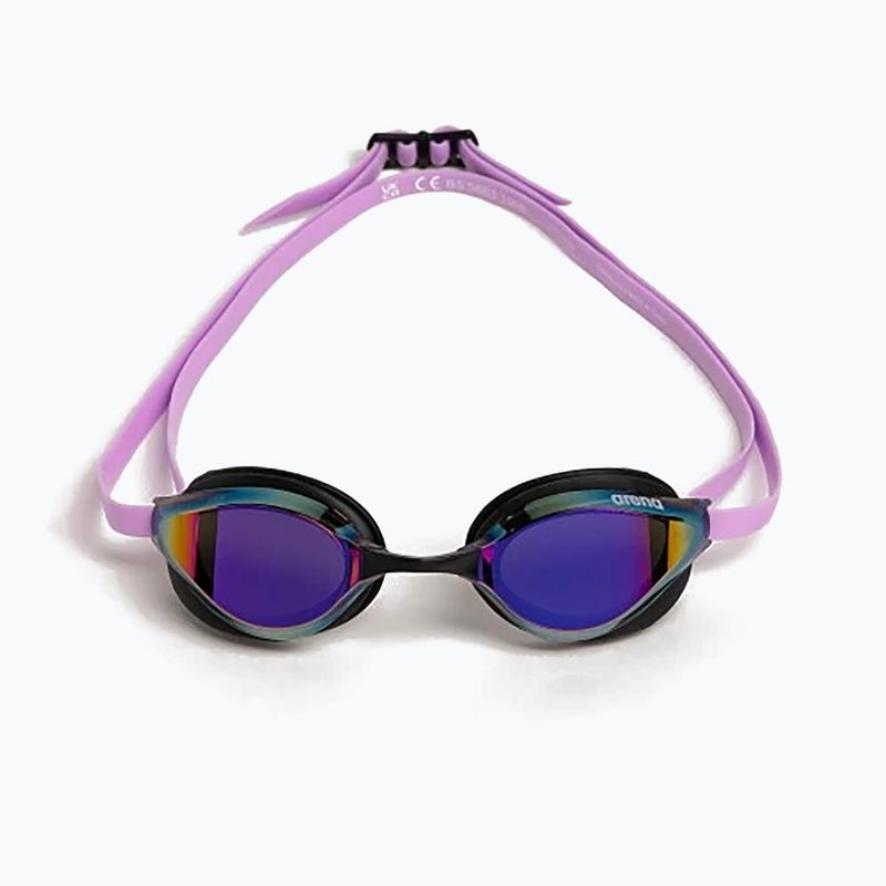 Okulary do pływania arena Python Mirror violet/black/violet 7