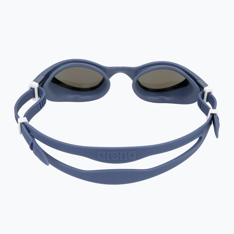 Okulary do pływania arena The One Plus Mirror blue mirror/grey blue 4