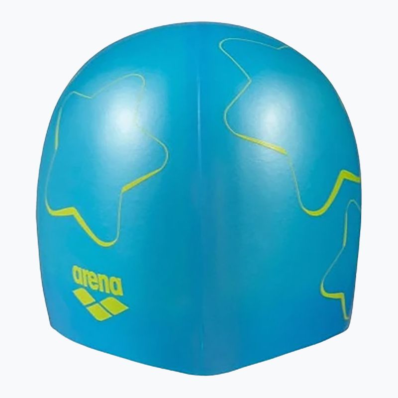 Czepek pływacki dziecięcy arena Print star graphic/turquois 2