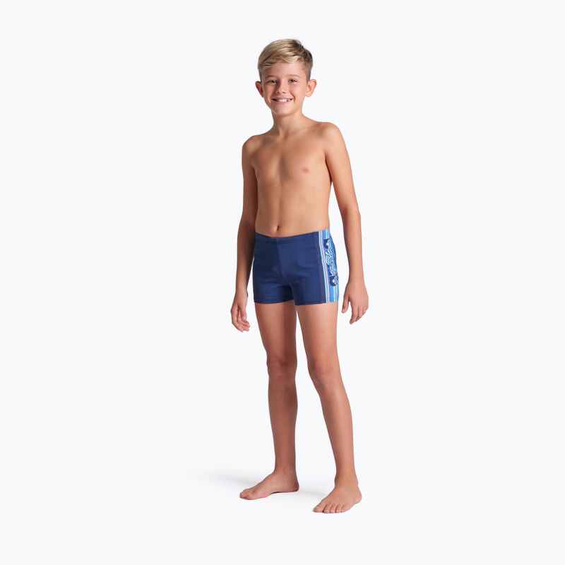 Bokserki pływackie dziecięce arena Palette Swim Short navy/navy multi 5