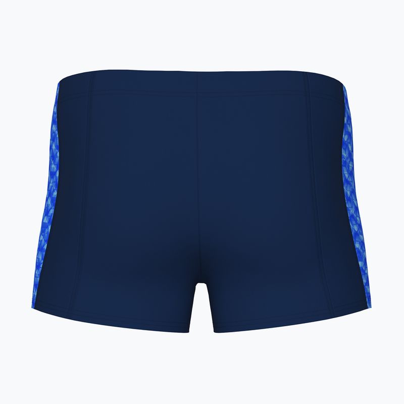 Bokserki kąpielowe męskie arena Monogram Swim Short navy/blue mutlti 2