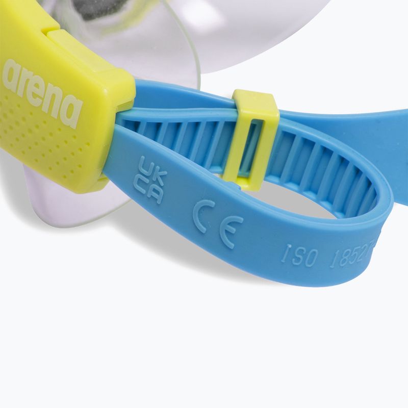 Okulary do pływania dziecięce arena The One Mirror Jr silver/soft green/blue cosmo 6