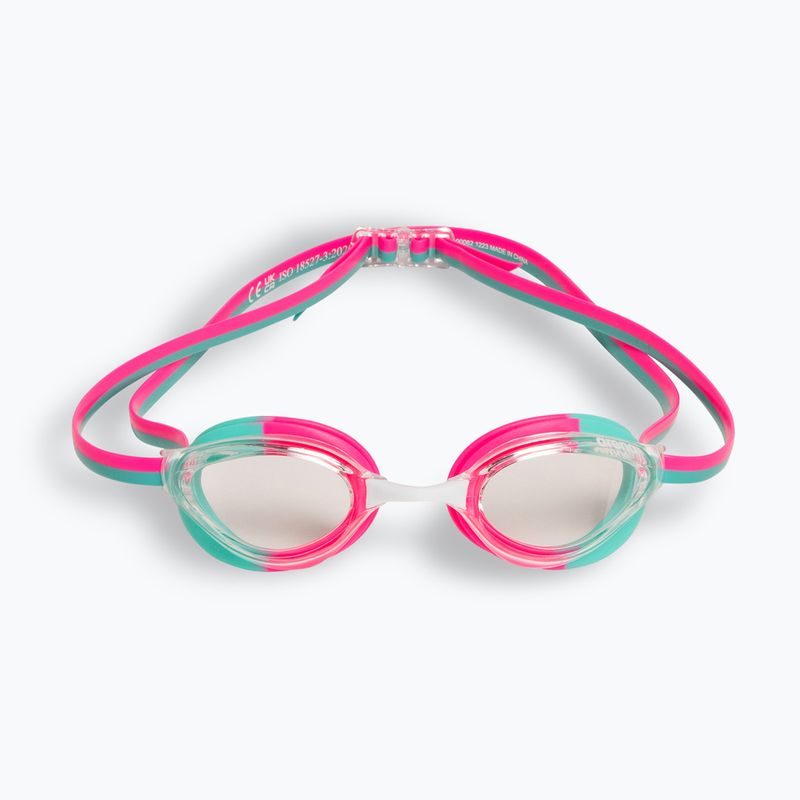 Okulary do pływania arena Python clear/shocking pink/water 2
