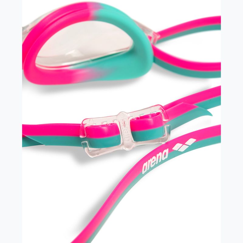 Okulary do pływania arena Python clear/shocking pink/water 6